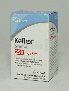 keflex 250mg/5ml